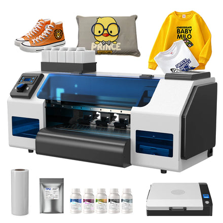 Digital EP XP600 Printhead 6Color DTF Print PET Film DTG Printer Offset A3 DTF Printers Pattern Fabric Printer