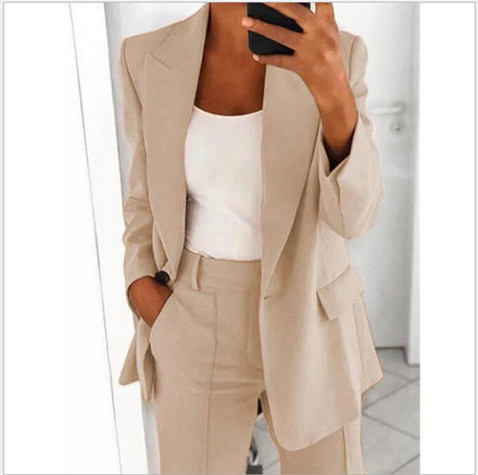 Button Ladies Blazer Woman Plus Size Work Suit Women's Jacket Office Lady Fashion Jackets Female Blazer