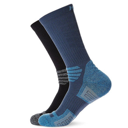 Custom Logo Mens Crew Basketball Socks Absorb Sweat Quick Dry Anti-Bacterial Breathable Winter Polyester Cotton Sports Socks