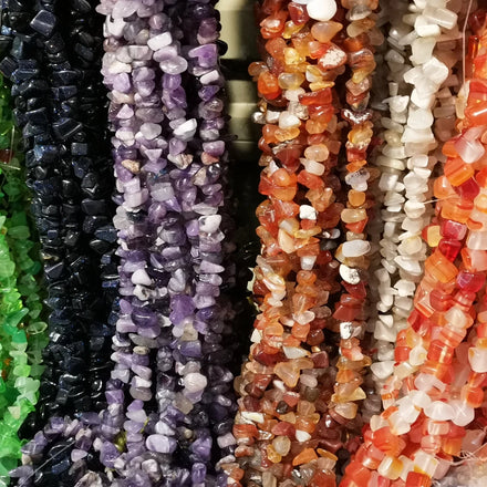 Different Nature Stone Crystal Quartz Chips Loose Bead Strand for DIY Jewelry Making Material