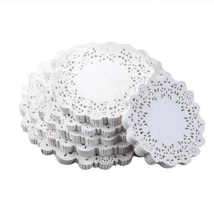 Greaseproof Lace Paper Disposable White Placemat Tea Table Mats Fried Chicken Food Wrapping Paper Doily