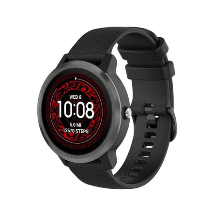 Adjustable Silicone Strap for Garmin Vivoactive 3 4 4S Forerunner 645 Watch
