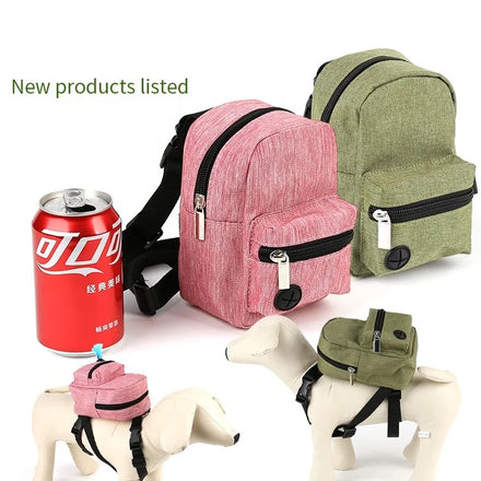 Pet Self Carry Backpack Adjustable Leash Puppy Self Backpacks Cartoon Portable Harness Teddy Dog Outdoor Snack Bags