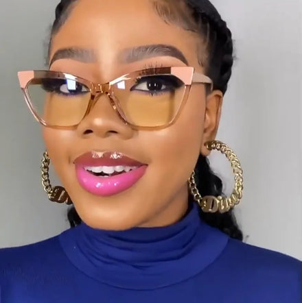 Cat Eye Frame Optical Glasses Women Men Luxury Blue Light Blocking Eyeglasses 2023 Newest Fashion Computer Protection Glasses