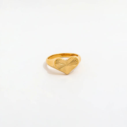 Fenny Tarnish Free&Waterproof Permanent Classic Burst Heart Ring Designer for Women Wholesale High Quality Jewelry