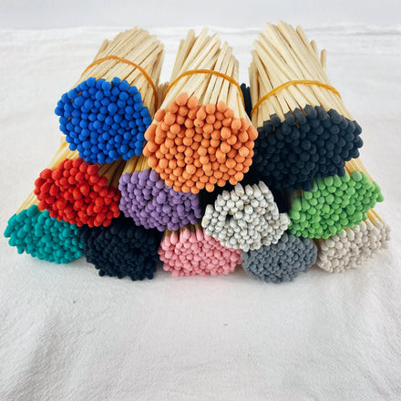 Bulk wooden long sticks hotel household match for candle colorful head and stick wholesale price matches