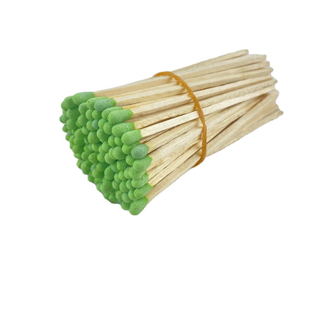 4 Inch Christmas Gift for Candle Match Stick Custom with logo Long Stick Luxury Scented Light Green Hotel Box Bulk UV Matches