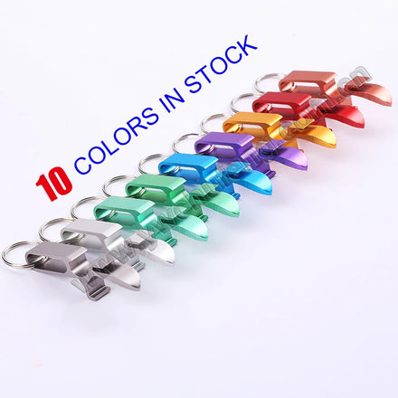 Wholesale New Design Bar Tool Personalized Key Chain Custom Logo Aluminium Alloy Opener Shotgun Tool Opener