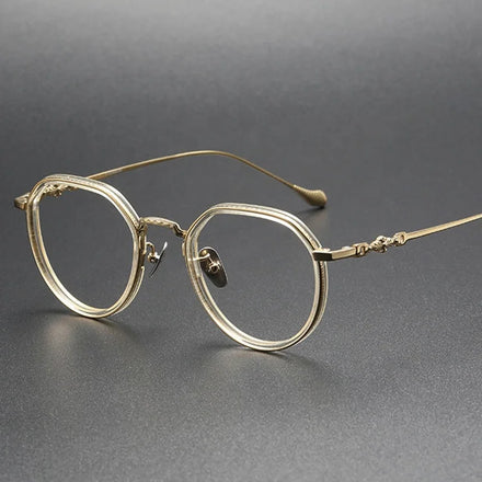 Shenzhen Ophthalmic Eyewear Anti Blue Light Reading Spectacles Titanium Optical Glasses Frames