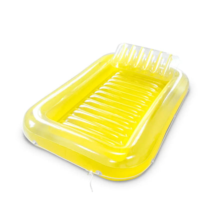 Blow up Raft Tub with Pillow Inflatable Tanning Park Water Inflatables.pool Chair Float Inflatable Toy Plastic Sun Lounges