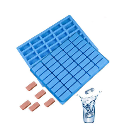 40 Cavities Mini Rectangle Silicone Molds for Ice Cube and Soap Making Custom Chocolate Bar Mold