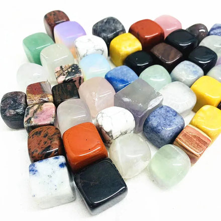 Wholesale Nature Bulk Crystal Mixed Tumbled Stones Rose Quartz Cubes for Sale