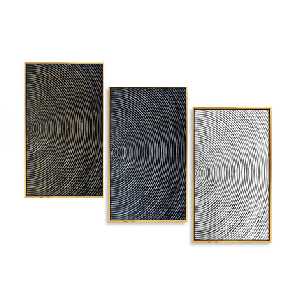Modern Handmade Abstract Oil Painting Muti-panel Canvas Wall Art for Living Room Home Decor