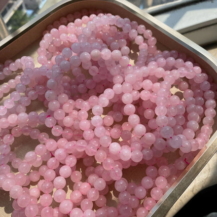 Wholesale Price Natural Rose Quartz Bracelet Crystal Loose Beads for Women Gifts Jewelry