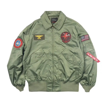 CWU-36P Spring Autumn A.R.M.Y Fashion High Quality Coated Windproof Waterproof Bomber Jacket for Men