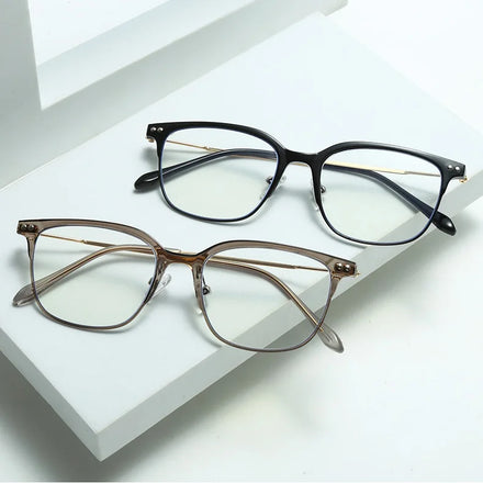 Computer Blue Light Blocking Glasses Spectacles Oversized Women TR90 Eyeglasses Frame