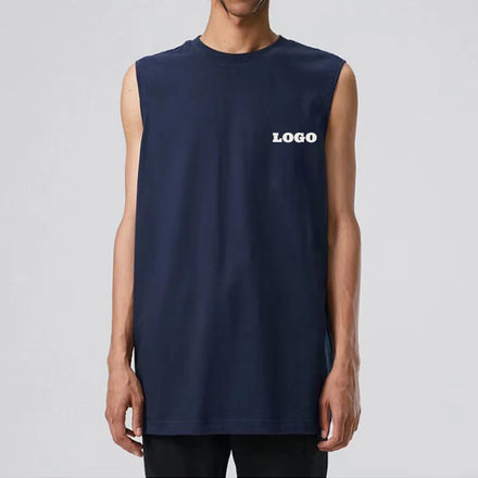 E220930 Clothing Manufacturers Custom Y2k Street Wear Sleeveless Tee Streetwear Men Gym Vest T-shirts