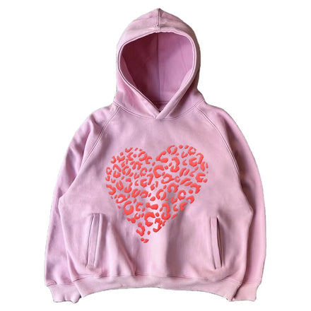 Manufacturers for Custom Clothes Embroidered Pullover Boxy Fit Puff Print Heavyweight French Terry 420 Gsm Men Oversized Hoodies