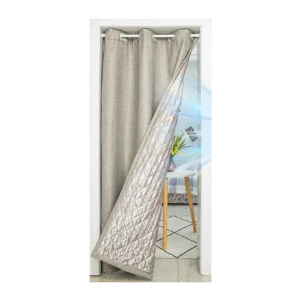 XinLan Factory Directly Winter Wind Proof Curtain Thermal Heavy Weighted Doorway Curtain