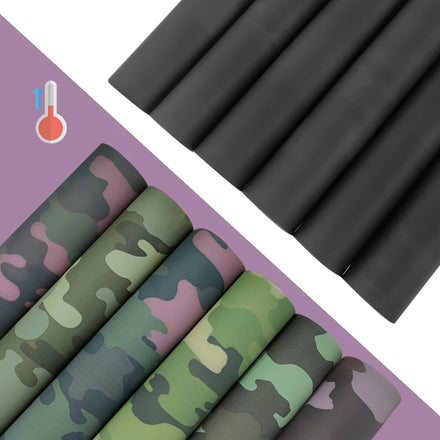Customized Color Temperature Sensitive Faux Leather Heat Sensitive Color Changing Thermochromic Vinyl Leather