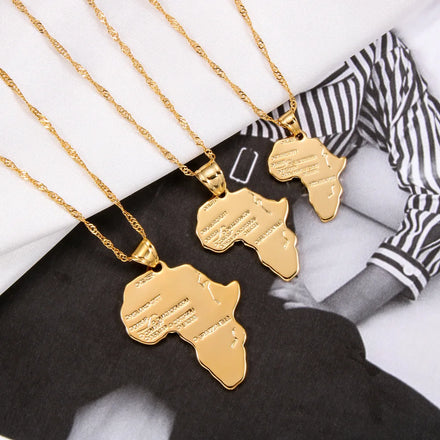 Fashion Stainless Steel Israel Flag Necklace Customized Country Map Necklace Jewelry for Women Travel Africa World Map Necklace