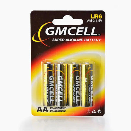 Leak-Proof 1.5V AA Alkaline Battery LR6 Long Shelf Life OEM Brand Custom Blister Packaging for Retail