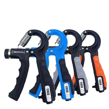 Adjustable Resistance Hand Grip Trainer 5-60kg Forearm Strengthener with Counter for Wrist Training Mechanical Counting