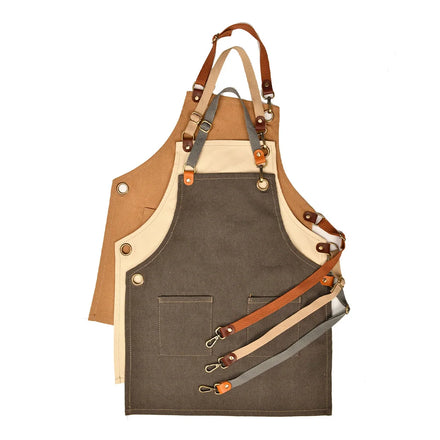 Children's Apron Canvas Breathable Printing Calligraphy Studio Painting Top Kindergarten