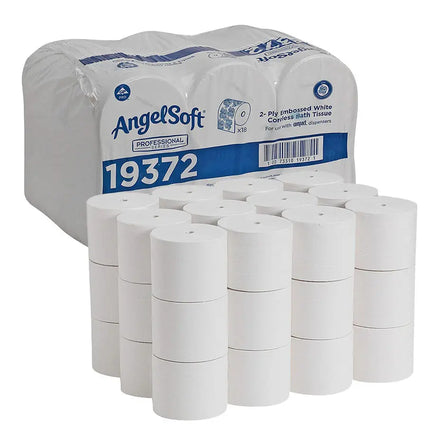 Mini Strong Soft Centerfeed Toilet Tissue Roll Holder Box Towel Roll Dispenser Coreless Pull Paper Eco-friendly Free OEM Logo