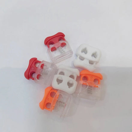 Wholesale In-Stock Plastic Cord Toggle Stopper for Bungee Cords Ball Pattern Cord Lock for Garments