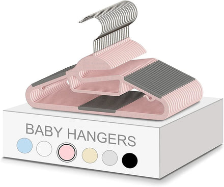 Wholesale Eco-Friendly PP Plastic Anti-Slip Baby Clothes Hangers Injection-Molded Clothing Organizer Boys Girls Wardrobe Space