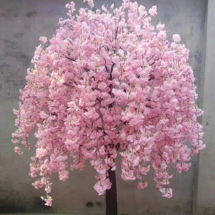 Red Artificial Cherry Trees Artificial Wedding Trees Wedding Table Centerpiece Flowers Event Party Decoration