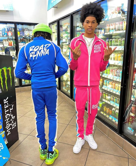 KY Homme New Y2K Skinny Fit Zip up Reflective Tracksuits Sweatsuit Jacket and Joggers Reflective Tracksuit Custom