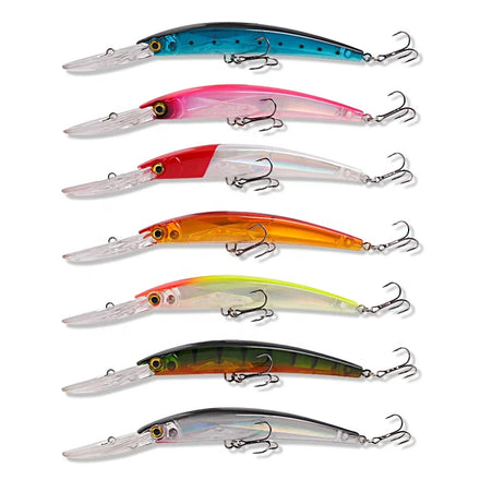 Lingual Plate Sinking Fishing Lures 178mm/23g Minnow Hard Baits Artificial Bait Suitable for Outdoor Fishing Top Ocean