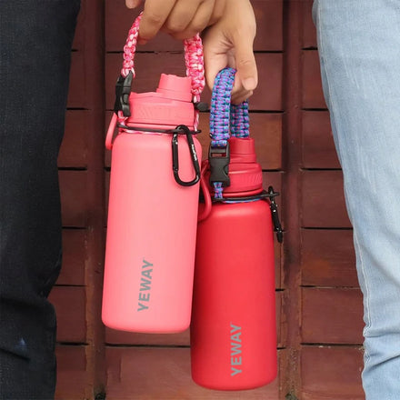 Edelstahl Flasche Garrafas Inox Private Brand Stainless Steel Water Bottle with Straw Custom Water Bottles Custom logo