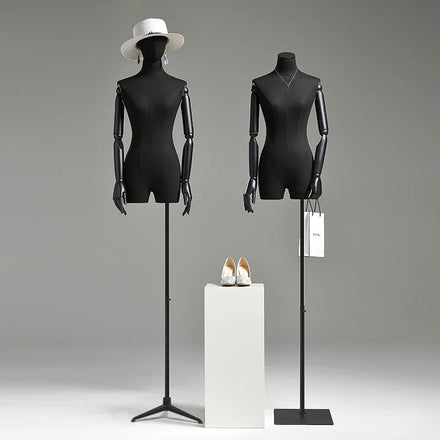 Black Mannequin Body Stand