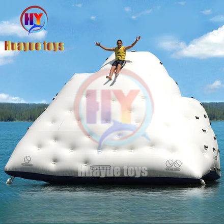 Inflatable Water Floating Iceberg Island for Water Park Inflatable Water Games Floating Obstacle