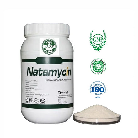Wholesale Natural 50% Natamycin Food Preservative HALAL Certified Food Grade White Powder