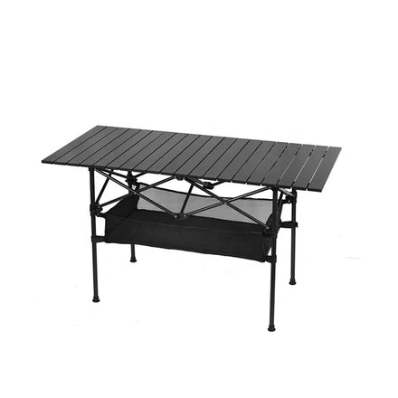 WoQi Height Adjustable Japanese Large Delux Colapsable Aluminum Pole Folding Table Camping Desk