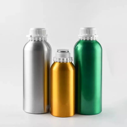 Aluminum Fragrance Oil Bottles Aroma Essential Oil Aluminum Bottles 250ml 300ml 500ml 1000ml