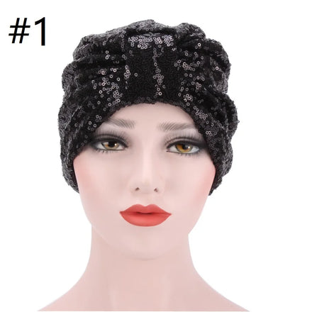 New Finest Wholesale Professional Custom Cheaper Sequins Perfect Soft Wearing Inner Cap for Women Shawls Scarves