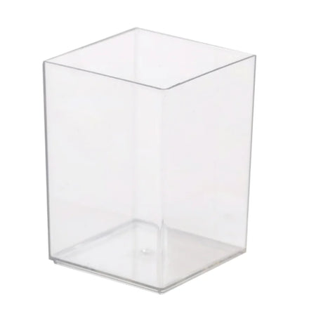 Clear Acrylic Pencil Pen Holder Cup Makeup Brush Holder Pencil Holder for Desk Stationery Organizer School Office Accessories