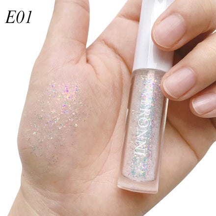 Multi-Color Glitter Liquid Eyeshadow Waterproof Shimmer for Dark/Light/Fair Skin Tones