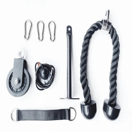 Household High Pull-down Pulley Rope Fitness System Triceps Fitness Equipment