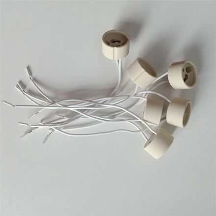 Ceiling Light GZ10 GU10 Yellow Ceramic Porcelain Lamp Holder Ceramic Holder Socket for Downlights