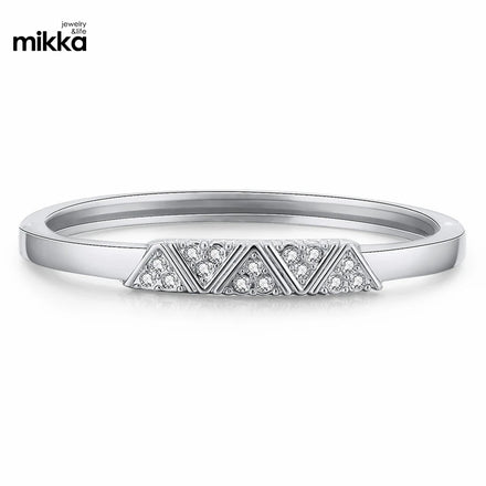 High Quality Lab diamond 4mm Def Moissanite 18k White Real Gold Woman Gift Jewelry Bracelet
