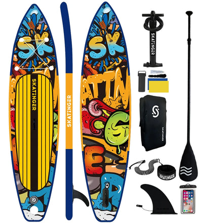 2026 Skatinger Wholesale inflatable sup paddle board standing surfboard stock with discount for sale