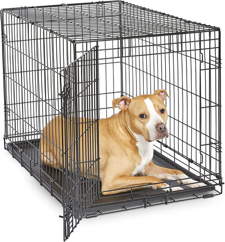 5 Size Breathable Metal Foldable Pet Cage Dog Crate Kennels Indoor Outdoor Durable Stainless Steel