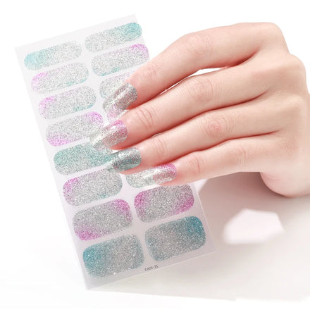 Wholesale 2D Self-Adhesive Nail Wraps Manufacturer's Strips Nail Sticker Wrap