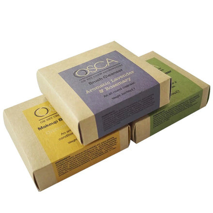 Recycled Seed Paper Folders Eco-Friendly Customizable Color Printing Skincare Cardboard Soap Packaging Box Kraft Gift Boxes for